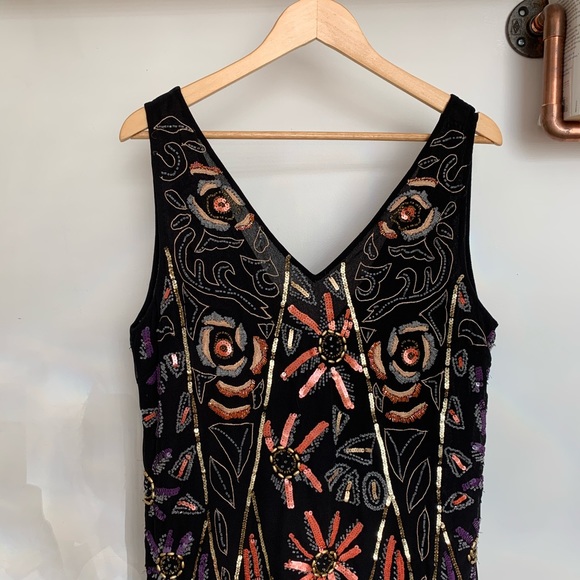 SOLD // Free People // Sequin Shift Dress // Small - Picture 4 of 8